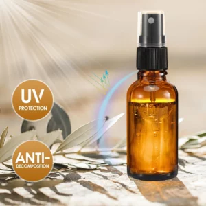 Flacon Vaporisateur en Verre Ambré 30 ml