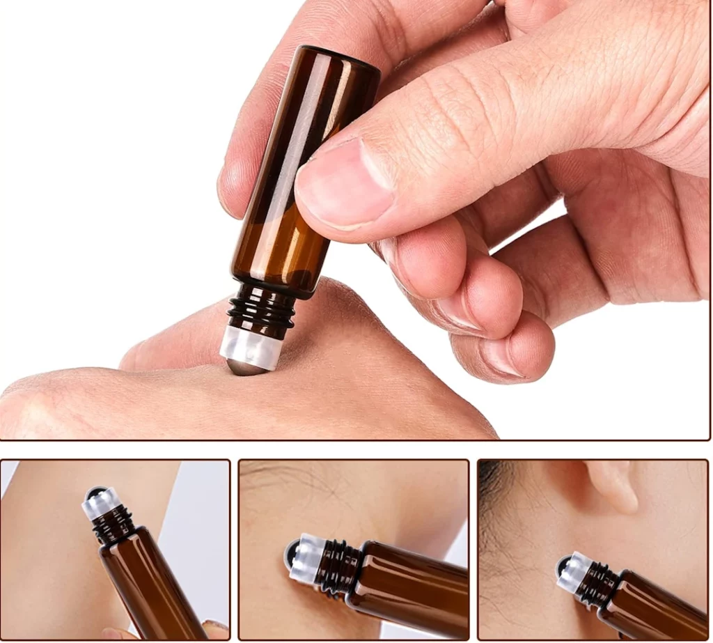 roll-on en verre, vide, 5 ml